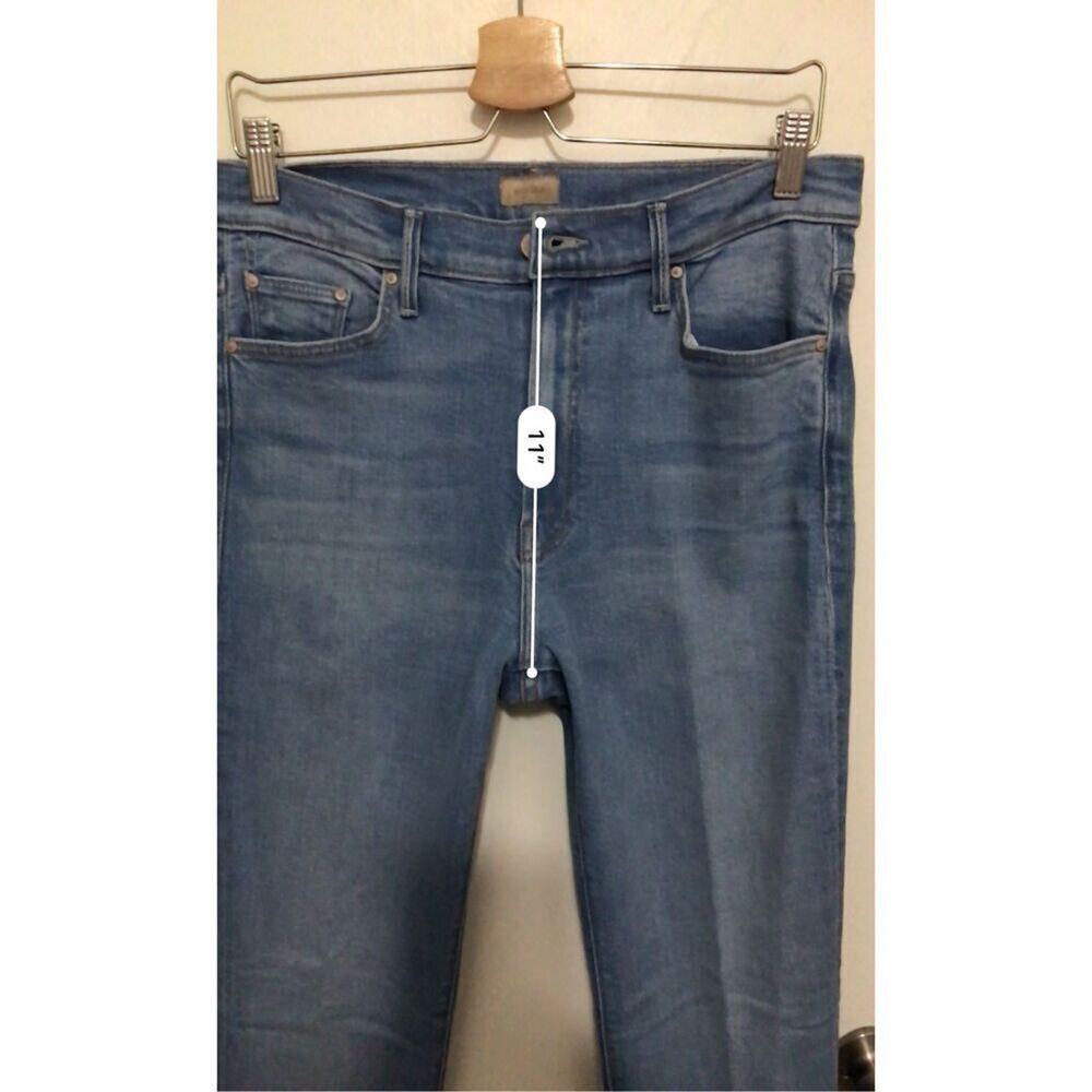 NWT! Mother The Outsider Sneak wide leg Jean In Going Dutch size 31 - Picture 9 of 9